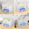 imageMarbrasse 5 Tier Paper Organizer with 3 Pen Holders Mesh Desk File Organizer with Handle Paper Sorter Desk Organizer for Home Office SuppliesBlackMesh File Organizer 5cw