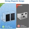imageMarbrasse Acrylic Magnetic Pen Holder 2 Pack Dry Erase Marker Holder Magnetic Whiteboard Pencil Holders for Refrigerator Locker School and OfficeClear2P Magnetic Plastic HolderClear