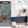 imageMabrasse 10p Magnetic Dry Erase Marker HolderPen and Eraser Holder for Whiteboard Magnet Pencil Cup Utility Storage Organizer for Office Refrigerator Locker and Metal Cabinets 10 PackMagholder10pcs