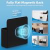 imageMabrasse 10p Magnetic Dry Erase Marker HolderPen and Eraser Holder for Whiteboard Magnet Pencil Cup Utility Storage Organizer for Office Refrigerator Locker and Metal Cabinets 10 Pack2p Magnetic pen holder  black