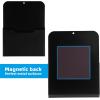 imageMagnetic File Holder  Magnetic Paper Holder Pocket Organizer Office Supplies Storage Mail Organizer for NotebooksPlannersLetter Blue2Pack LBlack