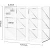 imageMarbrasse Clear Pen Organizer Storage Acrylic Desk Organizer with 12 Compartments Pen Holder for Desk Desktop Art Organizer for Office School Art Supplies Acrylic Pen Holder with DrawerAcrylic 10G