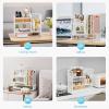 imageMarbrasse 3Tier Desk Shelf Organizer with Handle Desktop Bookshelf File Holder Mesh Display Shelf Organizer Storage Rack for Office Home Supplies Kitchen BlackDesk Shelf Organizer  White