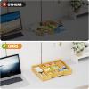 imageMarbrasse Bamboo Expandable Drawer Organizer Desk Drawer Organizer Tray with 5 Dividers Desk Organizers and Accessories 10 Adjustable Compartments for Office Supplies Junk Makeup ampamp Vanity