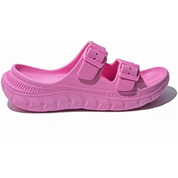 GLOBALWIN Sports Recovery Slides For Women Mia Summer Sandals With Comfortable Arch Support Indoor Outdoor Cloud Slippers Reduce Stress on Feet Lightweight
