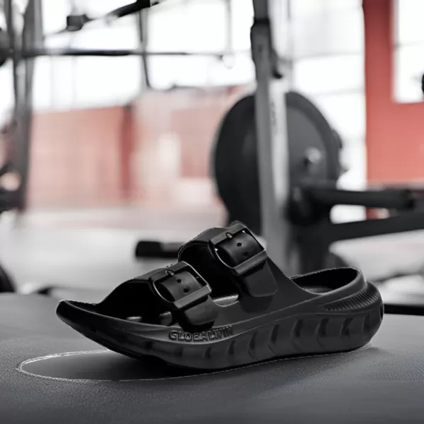 GLOBALWIN Sports Recovery Slides For Women Mia Summer Sandals With Comfortable Arch Support Indoor Outdoor Cloud Slippers Reduce Stress on Feet Lightweight