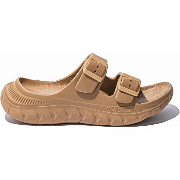 GLOBALWIN Sports Recovery Slides For Women Mia Summer Sandals With Comfortable Arch Support Indoor Outdoor Cloud Slippers Reduce Stress on Feet Lightweight