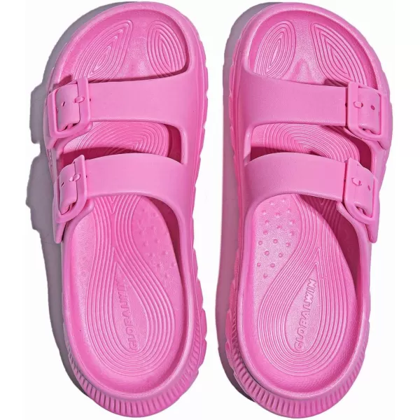 GLOBALWIN Sports Recovery Slides For Women Mia Summer Sandals With Comfortable Arch Support Indoor Outdoor Cloud Slippers Reduce Stress on Feet Lightweight