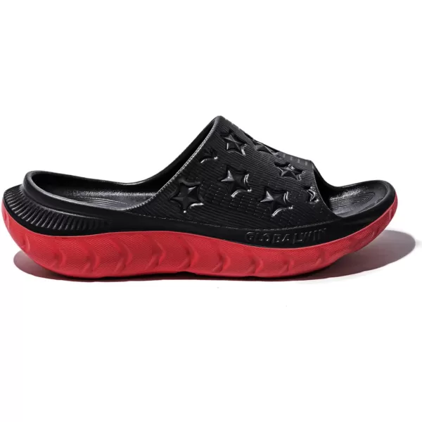 GLOBALWIN Sports Recovery Slides for Women Ava Sports Sandals With Comfortable Arch Support Indoor Outdoor Cloud Slippers Reduce Stress on Feet Lightweight Pillow Slides