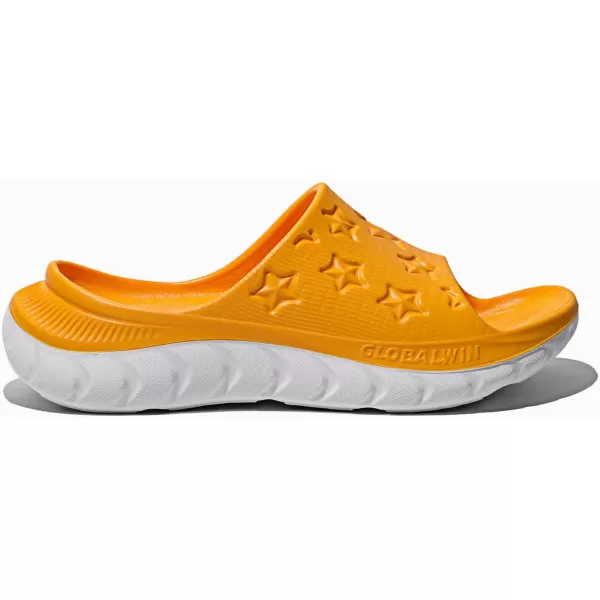 GLOBALWIN Sports Recovery Slides for Women Ava Sports Sandals With Comfortable Arch Support Indoor Outdoor Cloud Slippers Reduce Stress on Feet Lightweight Pillow Slides