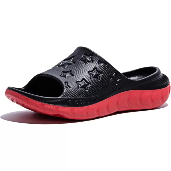 GLOBALWIN Sports Recovery Slides for Women Ava Sports Sandals With Comfortable Arch Support Indoor Outdoor Cloud Slippers Reduce Stress on Feet Lightweight Pillow Slides