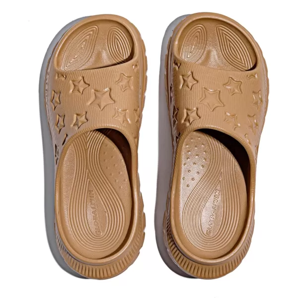 GLOBALWIN Sports Recovery Slides For Women Ava Sports Sandals With Comfortable Arch Support Indoor Outdoor Cloud Slippers Reduce Stress on Feet Lightweight Pillow Slides