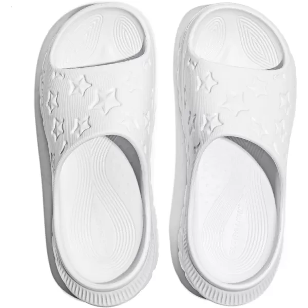 GLOBALWIN Sports Recovery Slides For Women Ava Sports Sandals With Comfortable Arch Support Indoor Outdoor Cloud Slippers Reduce Stress on Feet Lightweight Pillow Slides