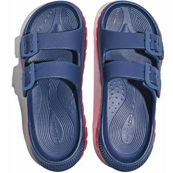 GLOBALWIN Sports Recovery Slides For Women Mia Sandals With Comfortable Arch Support Indoor Outdoor Cloud Slippers Reduce Stress on Feet Lightweight