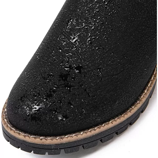 GLOBALWIN Women's Biker Boots Lace up Mid Calf Motorcycle Fashion Festival Boots Combat Riding Military Boots for Women