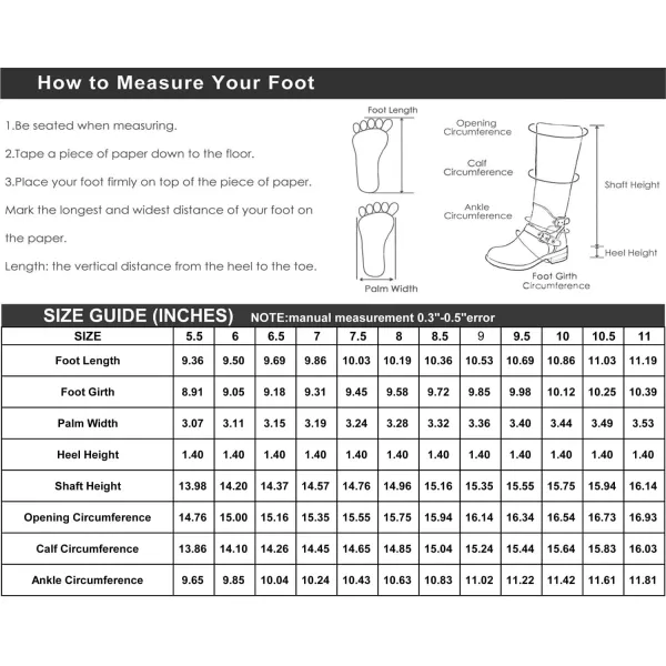 GLOBALWIN Women's Knee High Boots Fashion Comfortable Riding Boots For Women Low Heel