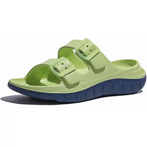 GLOBALWIN Sports Recovery Slides For Women Mia Sandals With Comfortable Arch Support Indoor Outdoor Cloud Slippers Reduce Stress on Feet Lightweight
