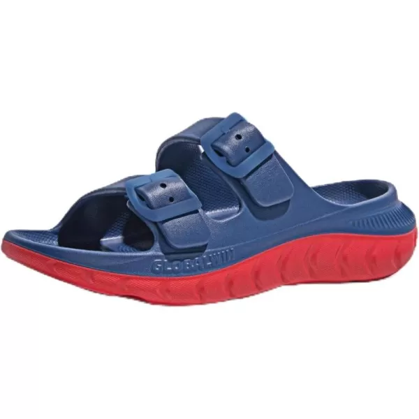 GLOBALWIN Sports Recovery Slides For Women Mia Sandals With Comfortable Arch Support Indoor Outdoor Cloud Slippers Reduce Stress on Feet Lightweight