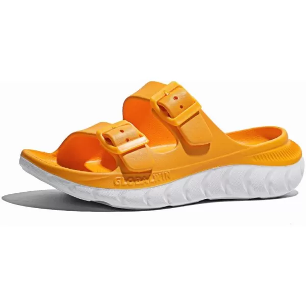 GLOBALWIN Sports Recovery Slides For Women Mia Sandals With Comfortable Arch Support Indoor Outdoor Cloud Slippers Reduce Stress on Feet Lightweight