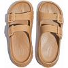 imageGLOBALWIN Recovery Slides For Women Mia Comfortable Sandals With Arch Support Indoor Outdoor Cloud Slippers Reduce Stress on Feet LightweightSs233 Khaki