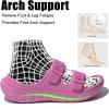 imageGLOBALWIN Recovery Slides For Women Mia Comfortable Sandals With Arch Support Indoor Outdoor Cloud Slippers Reduce Stress on Feet LightweightSs233 Pink