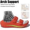 imageGLOBALWIN Recovery Slides For Women Mia Comfortable Sandals With Arch Support Indoor Outdoor Cloud Slippers Reduce Stress on Feet LightweightSs233 Vibrant Orange