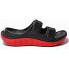 imageGLOBALWIN Recovery Slides For Women Mia Comfortable Sandals With Arch Support Indoor Outdoor Cloud Slippers Reduce Stress on Feet LightweightSs235 Black Red