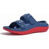 imageGLOBALWIN Recovery Slides For Women Mia Comfortable Sandals With Arch Support Indoor Outdoor Cloud Slippers Reduce Stress on Feet LightweightSs235 Blue Red