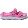 imageGLOBALWIN Recovery Slides For Women Mia Comfortable Sandals With Arch Support Indoor Outdoor Cloud Slippers Reduce Stress on Feet LightweightSs235 Pink White