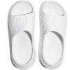 imageGLOBALWIN Sports Recovery Slides for Women Ava Sports Sandals With Comfortable Arch Support Indoor Outdoor Cloud Slippers Reduce Stress on Feet Lightweight Pillow SlidesSs231 White