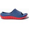 imageGLOBALWIN Sports Recovery Slides for Women Ava Sports Sandals With Comfortable Arch Support Indoor Outdoor Cloud Slippers Reduce Stress on Feet Lightweight Pillow SlidesSs232 Blue Red