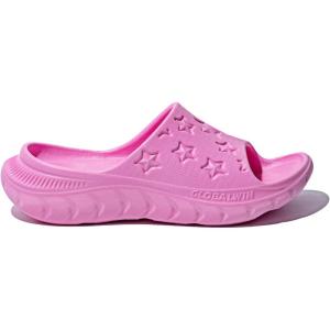 imageGLOBALWIN Sports Recovery Slides for Women Ava Sports Sandals With Comfortable Arch Support Indoor Outdoor Cloud Slippers Reduce Stress on Feet Lightweight Pillow SlidesSs231 Pink