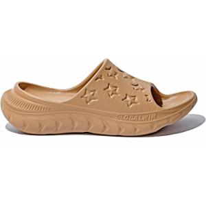 imageGLOBALWIN Sports Recovery Slides for Women Ava Sports Sandals With Comfortable Arch Support Indoor Outdoor Cloud Slippers Reduce Stress on Feet Lightweight Pillow SlidesSs231 Khaki