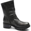 imageGLOBALWIN Lace up Mid Calf Motorcycle Fashion Festival Boots Combat Riding Military Boots for Women19yy19 Silver Distressed