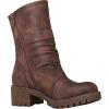 imageGLOBALWIN Lace up Mid Calf Motorcycle Fashion Festival Boots Combat Riding Military Boots for Women19yy19brown