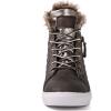 imageGLOBALWIN Womens Platform Wedge Sneakers Outdoor AntiSlip Winter Snow Hiking Furry Ankle Boots for Women21yy02 Grey1