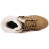 imageGLOBALWIN Womens Platform Wedge Sneakers Outdoor AntiSlip Winter Snow Hiking Furry Ankle Boots for Women21yy02 Khaki1