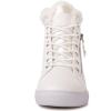 imageGLOBALWIN Womens Platform Wedge Sneakers Outdoor AntiSlip Winter Snow Hiking Furry Ankle Boots for Women21yy02 White1