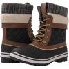 imageGLOBALWIN Womens Waterproof Winter Boots Snow Boots For Women1910 BlackBrown