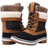 imageGLOBALWIN Womens Waterproof Winter Boots Snow Boots For Women1910 CamelDkgrey