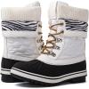 imageGLOBALWIN Womens Waterproof Winter Boots Snow Boots For Women1910 WhiteZebra Stripe