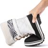 imageGLOBALWIN Womens Waterproof Winter Boots Snow Boots For Women1910 WhiteZebra Stripe