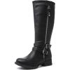 imageGLOBALWIN Womens Knee High Boots Fashion Comfortable Riding Boots For Women Low Heel16yy25black