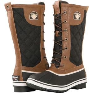 imageGLOBALWIN Womens Mid Calf Winter Snow Boots1907blackBrown