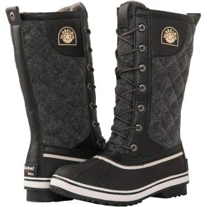 imageGLOBALWIN Womens Mid Calf Winter Snow Boots1907blackGrey
