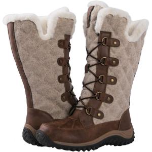 imageGLOBALWIN Womens MidCalf Fleece Lined Winter Boots1928brownBeige