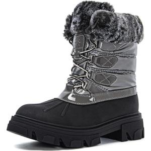 imageGLOBALWIN Womens Snow Boots Ankle Winter Boots For Women21yy27 Gray