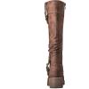 imageGLOBALWIN Womens Chunky Low Heels Boots Knee High Boots For Women19yy15 Brown