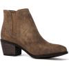 imageGLOBALWIN Womens Cowgirl boots Western Short Ankle Pull On Comfortable Cowboy Boots For Women Low Heel21yy01 Camel2