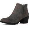 imageGLOBALWIN Womens Cowgirl boots Western Short Ankle Pull On Comfortable Cowboy Boots For Women Low Heel21yy01 Grey2